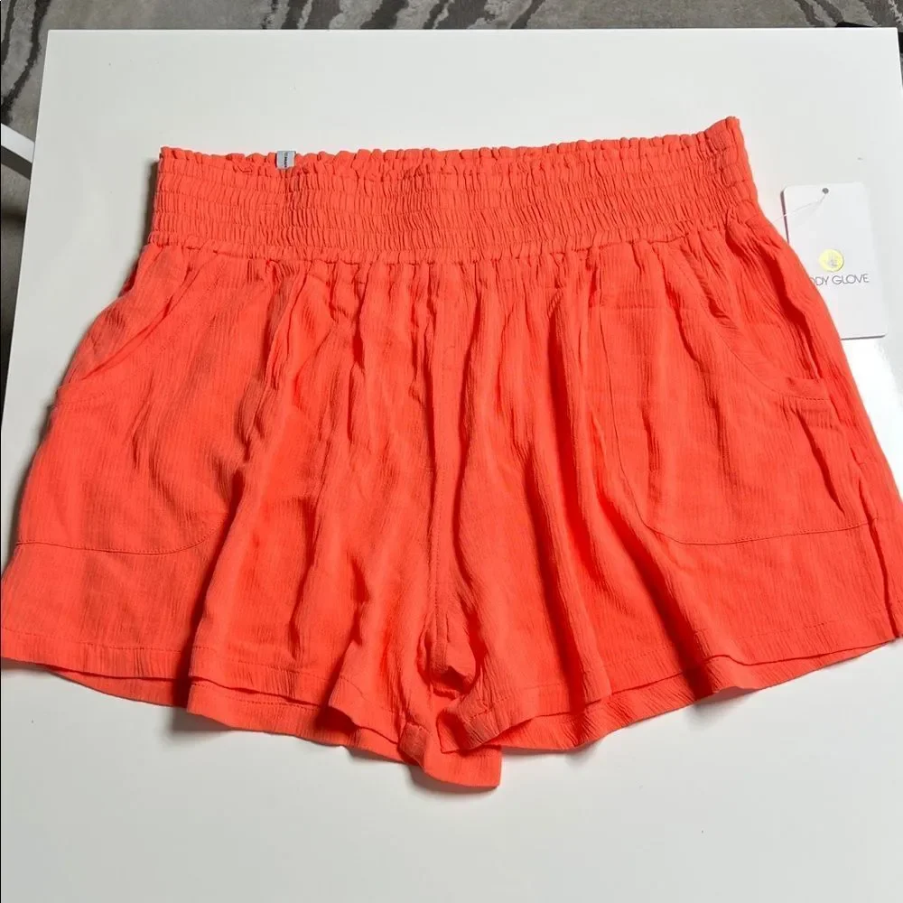 Body Glove Women’s Peach Color Cover Up Shorts - Picture 3 of 7